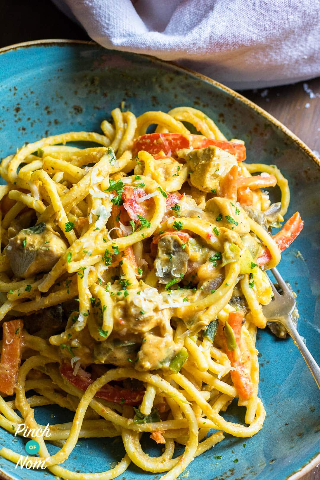 Creamy Cajun Chicken Pasta Pinch Of Nom Slimming Recipes