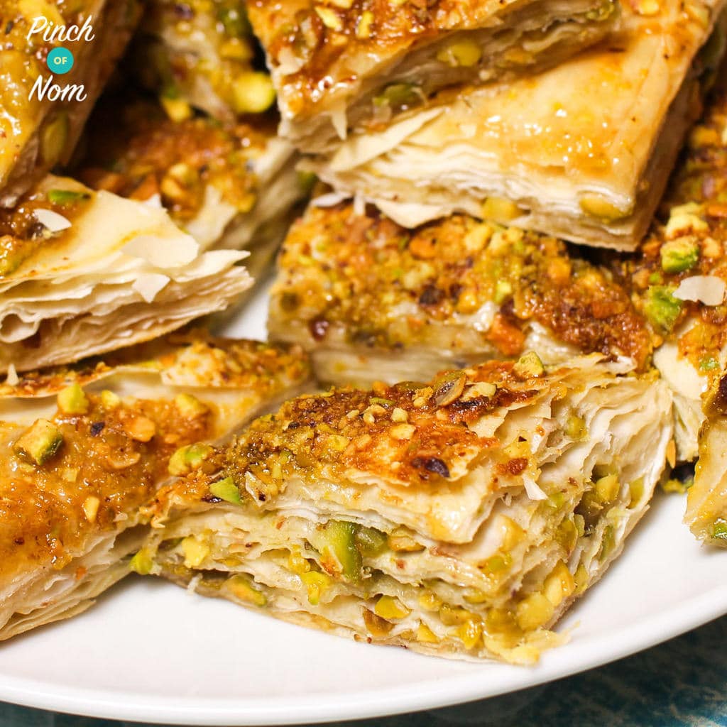 Greek Baklava - Pinch Of Nom Slimming Recipes