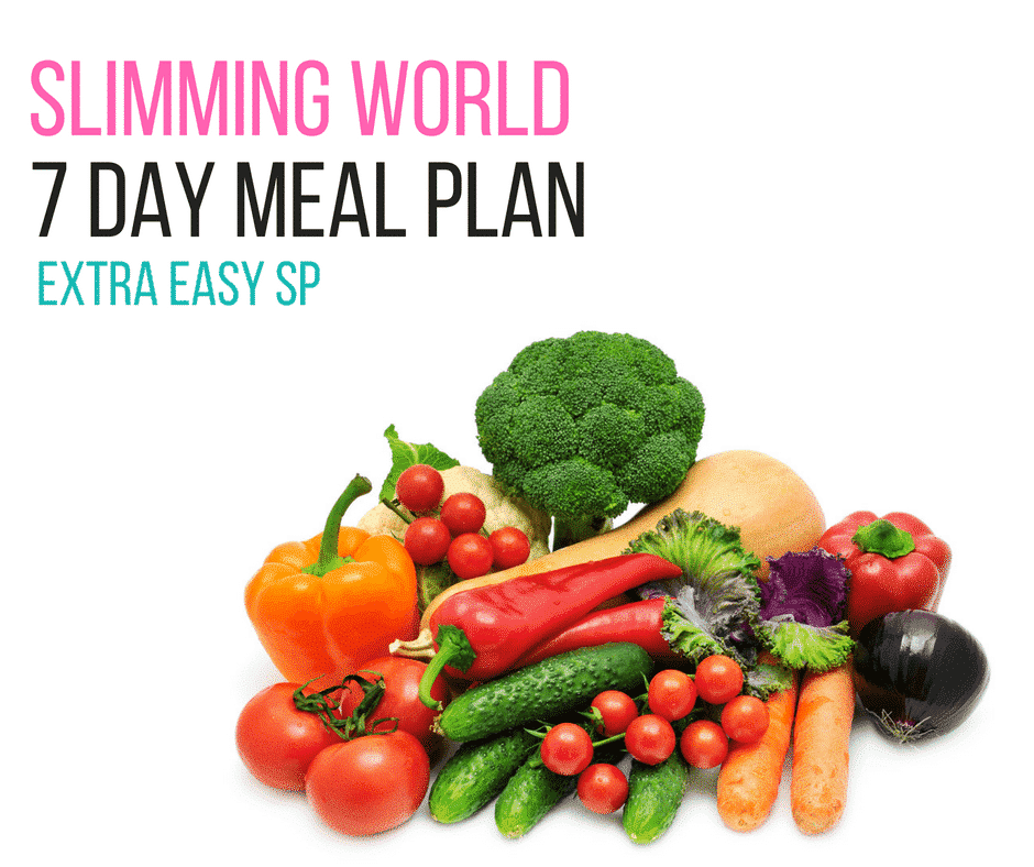 7 Day Slimming World Meal Plan - SP Extra Easy - Pinch Of Nom