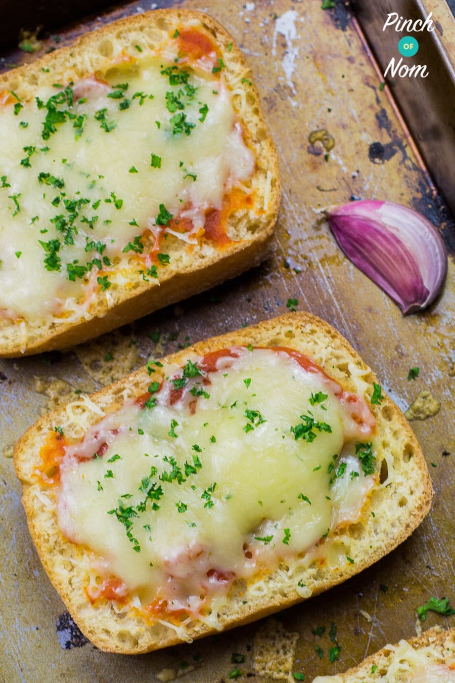 Cheesy Garlic Bread | Slimming World & Weight Watchers Friendly - Pinch ...