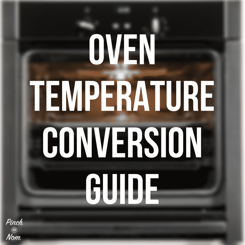 Gas Cooking Conversion Chart