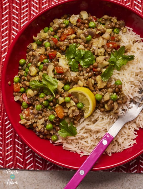 Lentil Curry pinchofnom.com