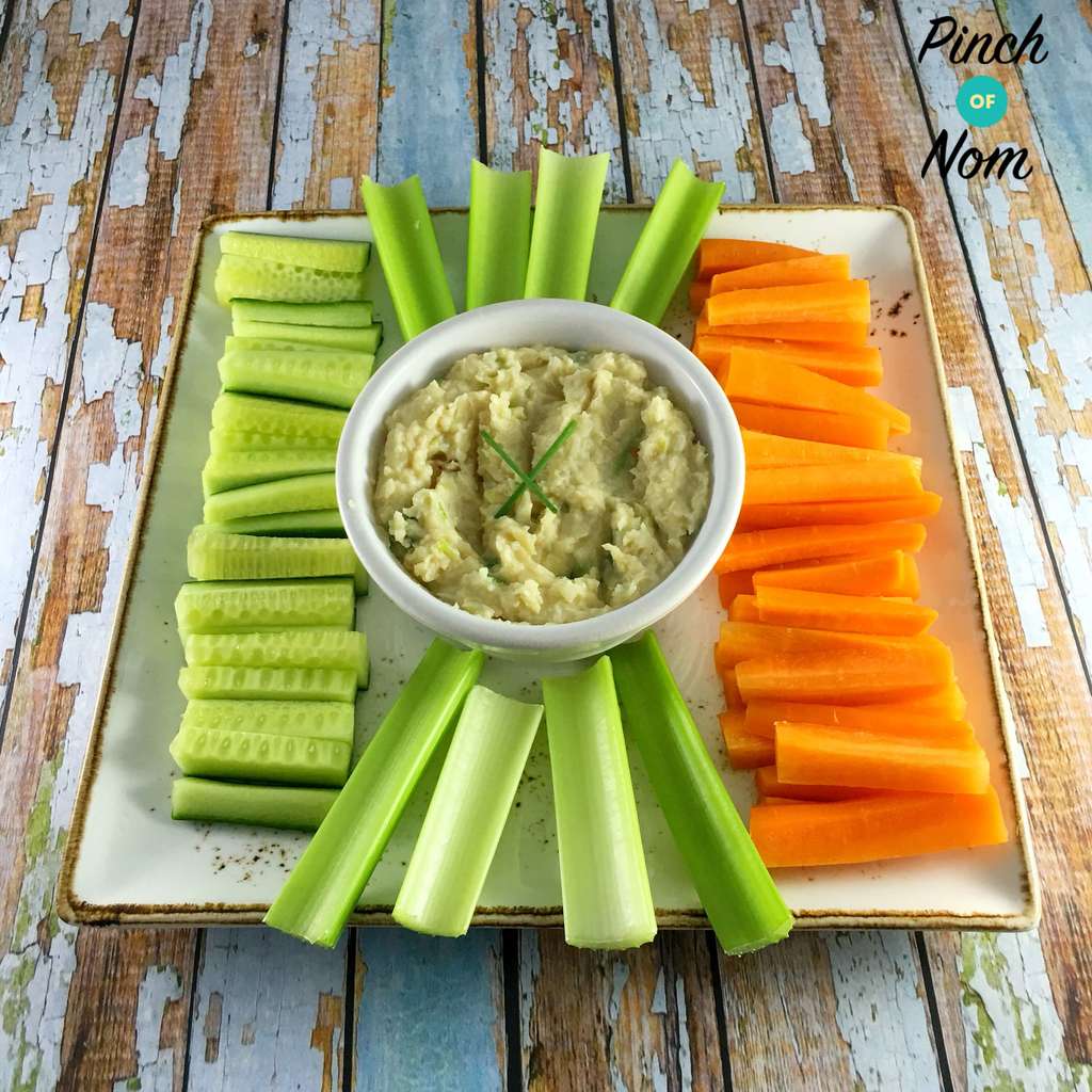 Butter Bean and Garlic Dip - Pinch of Nom Slimming Recipes