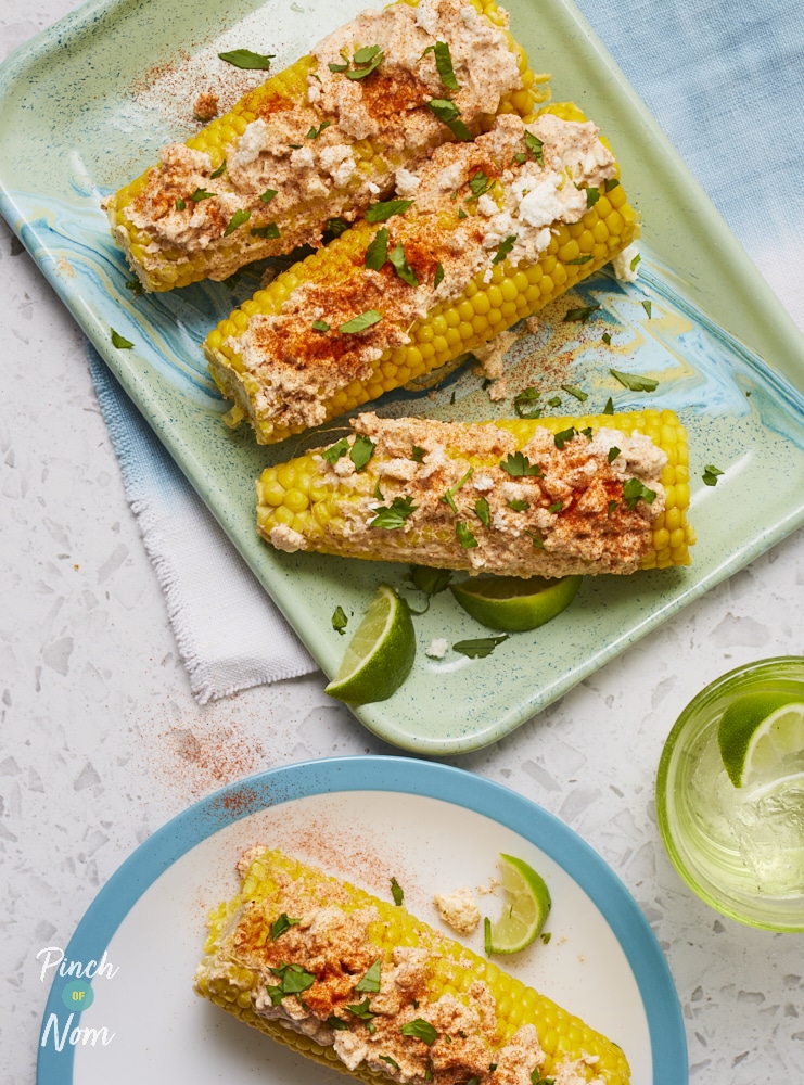 Mexican-Style Corn on the Cob - Pinch of Nom Slimming Recipes