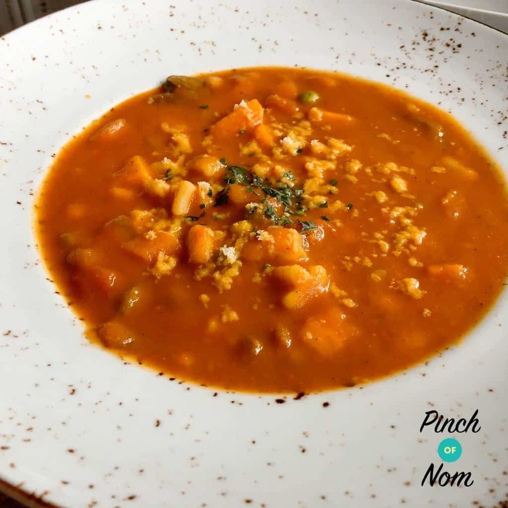 Minestrone Soup - Pinch of Nom Slimming Recipes