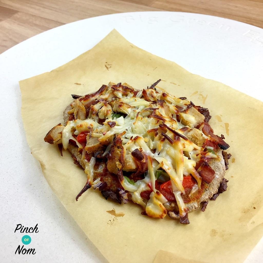 Dominos Fakeaway Texas BBQ Pizza - Pinch of Nom Slimming Recipes
