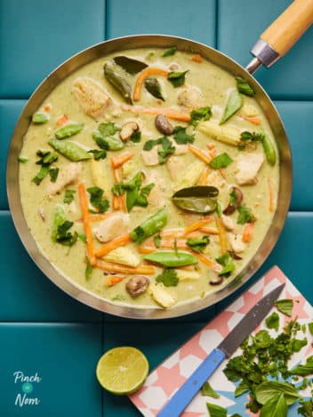 Thai-Style Green Curry pinchofnom.com