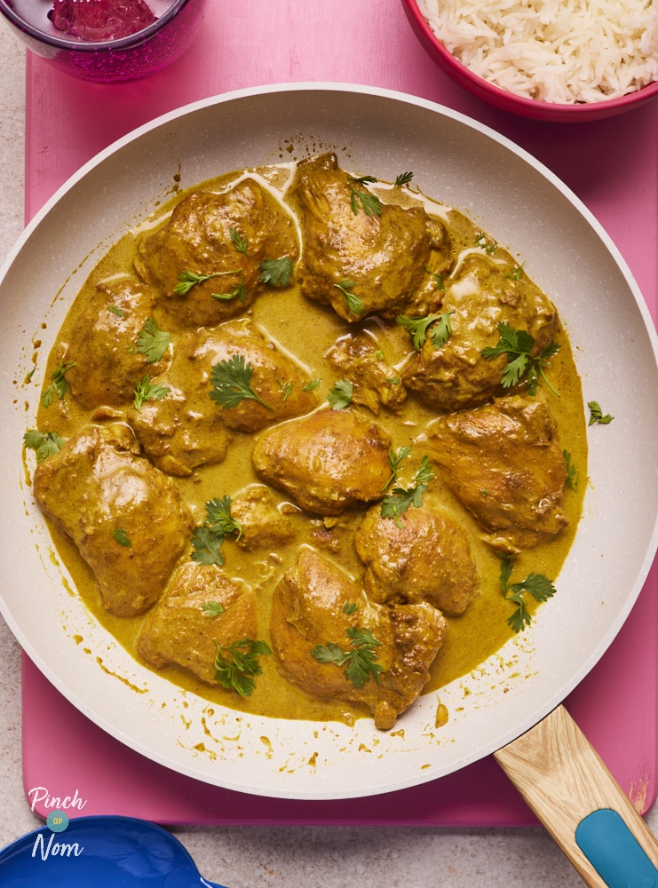 Easy Chicken Curry, cooked and ready for serving.