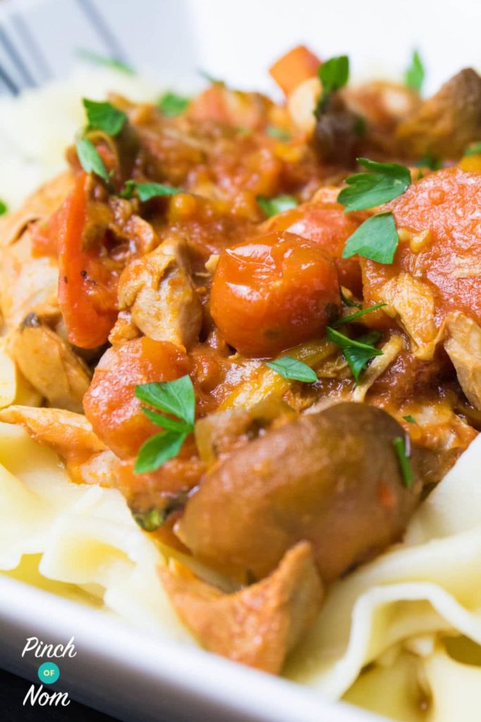 Slow Cooker Chicken Cacciatore Slimming Weight Watchers Friendly