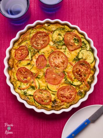 Summer Vegetable Quiche pinchofnom.com