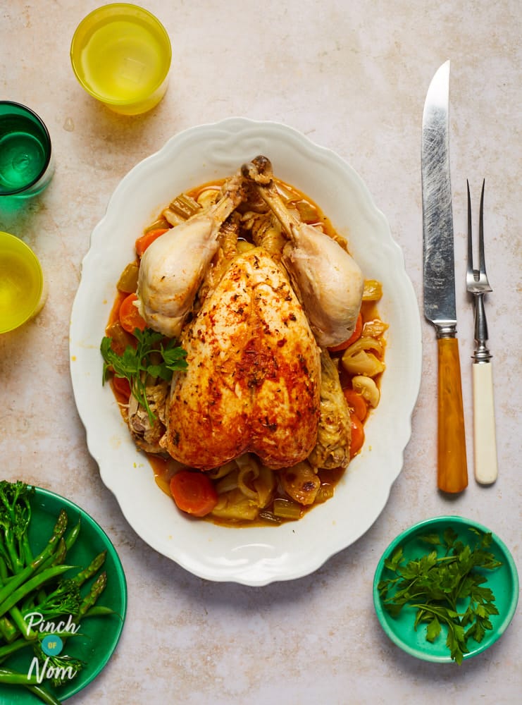 20 Minute Whole Chicken - Pinch of Nom Slimming Recipes