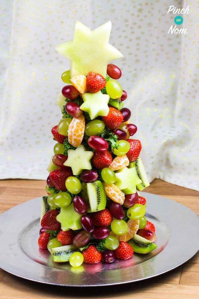 Fruit Christmas Tree - Pinch Of Nom Slimming Recipes