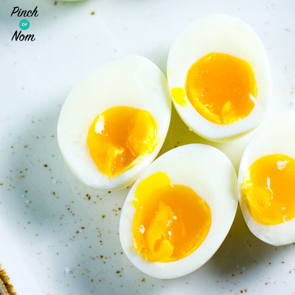 Soft Boiled Eggs - Pinch of Nom Slimming Recipes