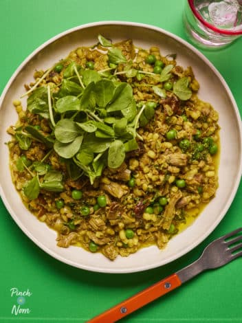 Lamb and Pearl Barley Risotto pinchofnom.com