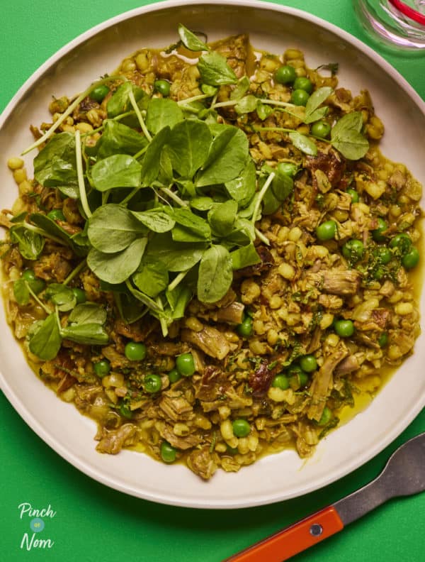 Lamb and Pearl Barley Risotto pinchofnom.com