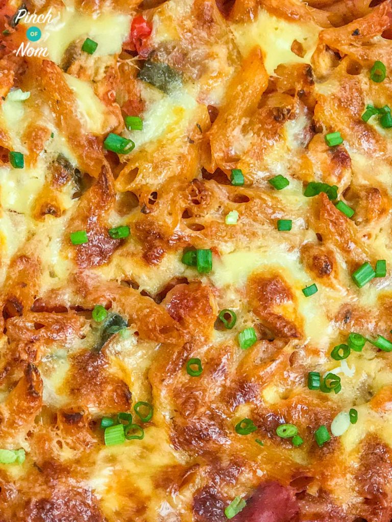 Syn Free Turkey Ratatouille Pasta Bake | Slimming World - Pinch Of Nom