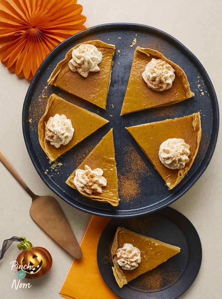 Pumpkin Pie - Pinch of Nom Slimming Recipes