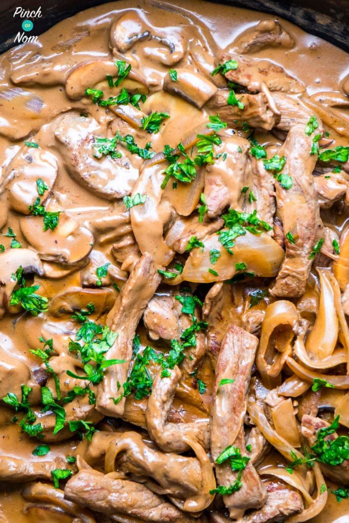 Beef Stroganoff | Slimming World & Weight Watchers Friendly - Pinch Of Nom