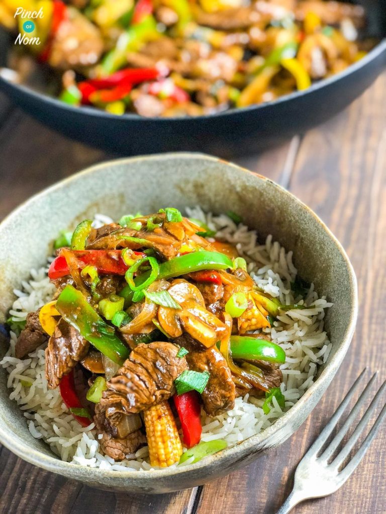 Syn Free Stir-fried Beef with Ginger and Spring Onion | Slimming World ...