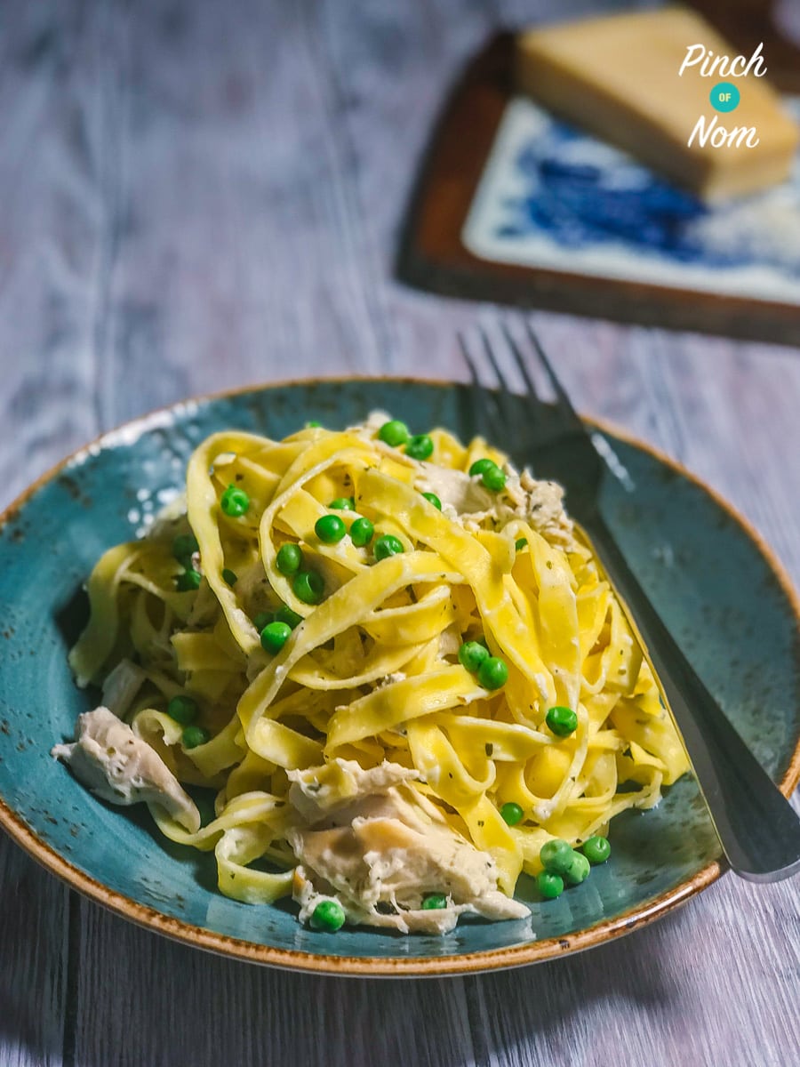 Chicken Alfredo Tagliatelle - Pinch Of Nom Slimming Recipes