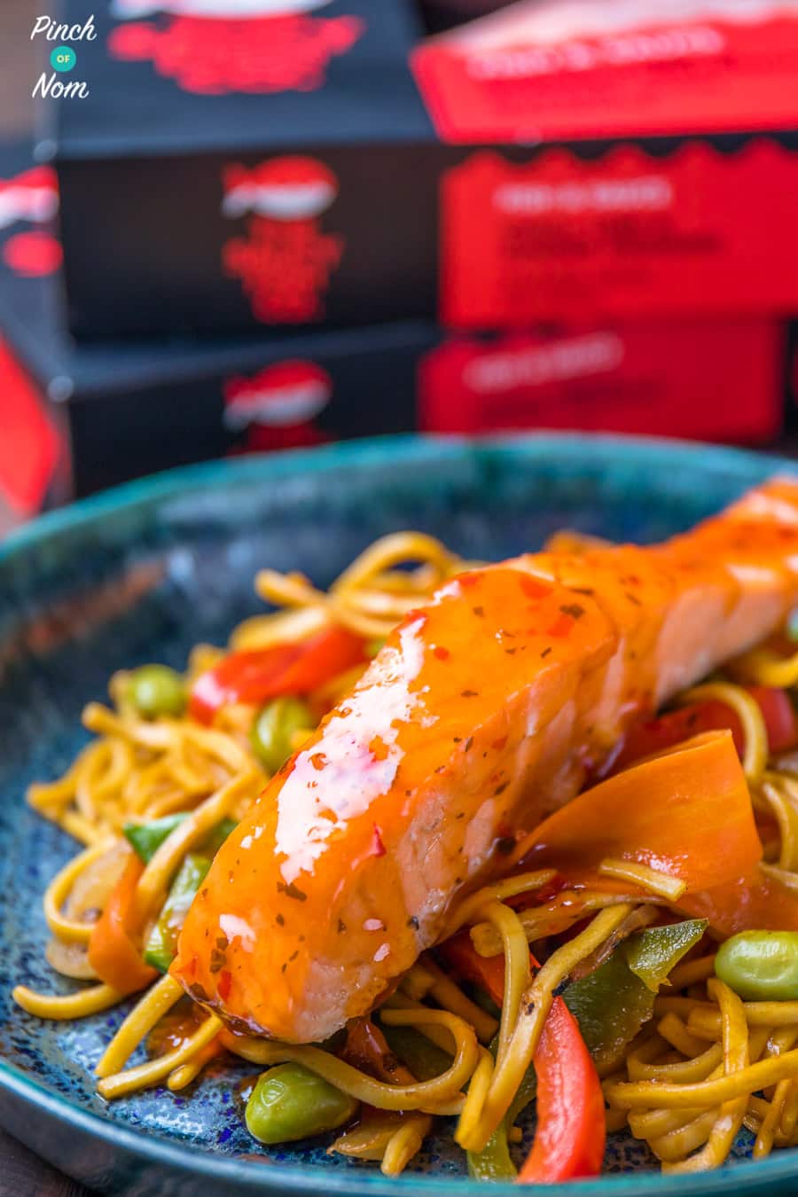 Low Syn Ginger, Chilli & Lime Salmon with Noodles | Slimming World ...