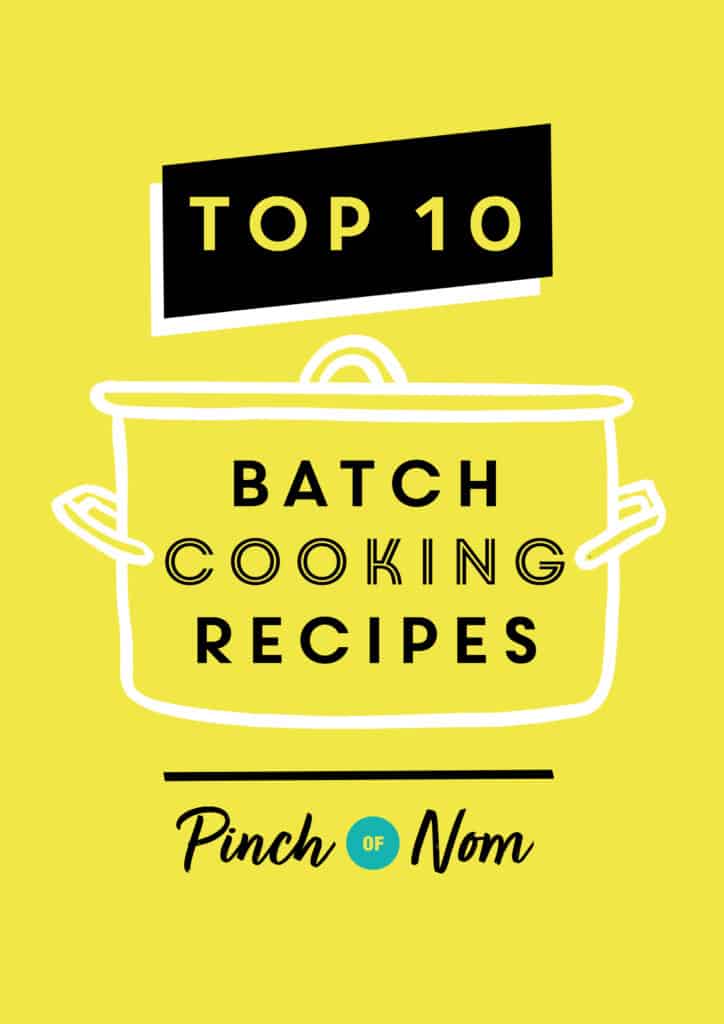 Top 10 Batch Cooking Recipes | Pinch of Nom Slimming Recipes