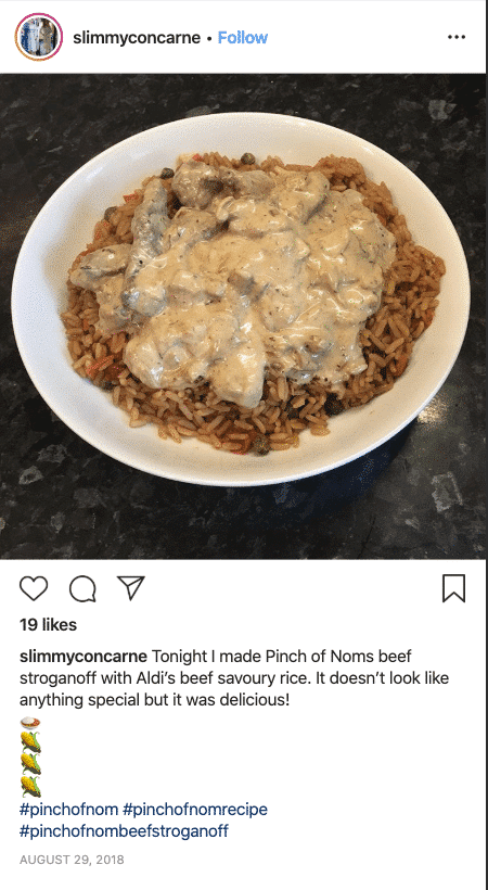 Beef Stroganoff - Pinch of Nom Slimming Recipes