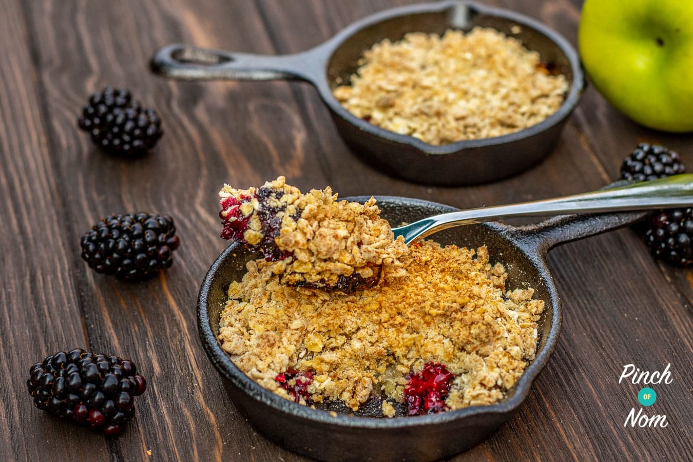 Low Syn Blackberry & Apple Crumble 4
