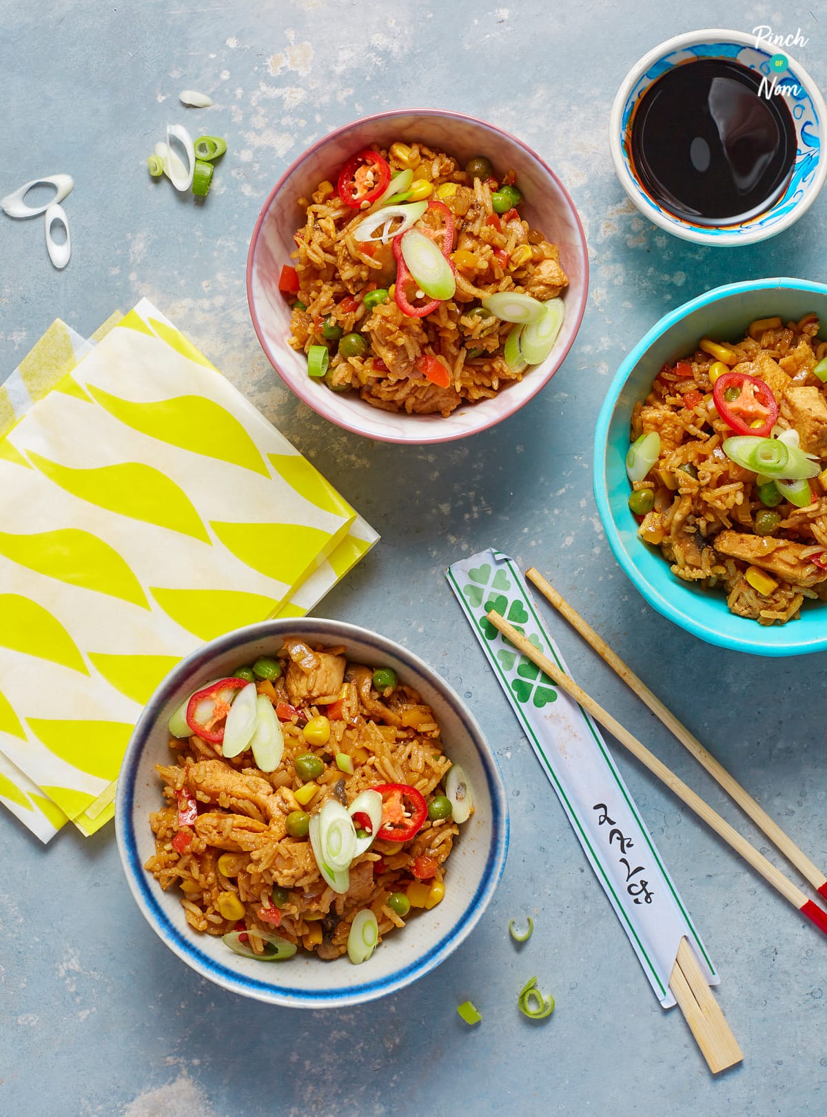 Fakeaway Fried Rice - Pinch of Nom Slimming Recipes