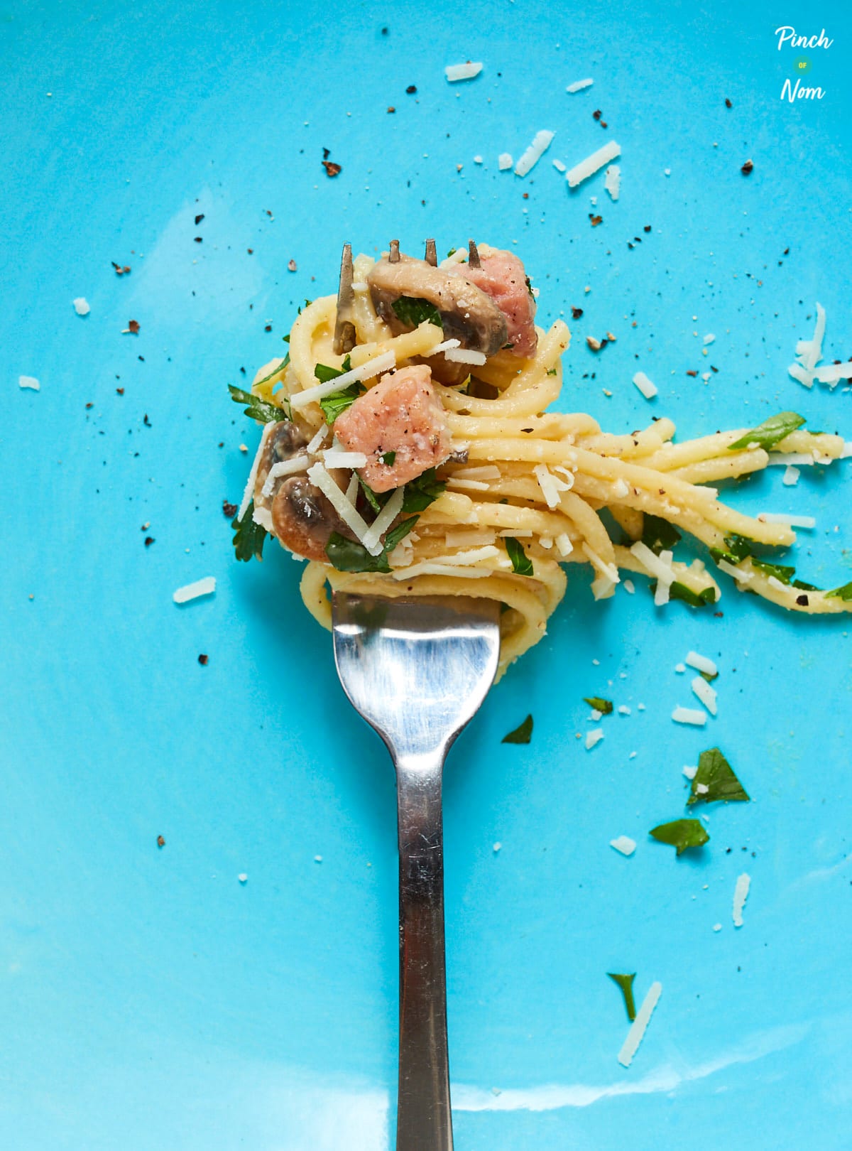 Spaghetti Carbonara - Pinch of Nom Slimming Recipes