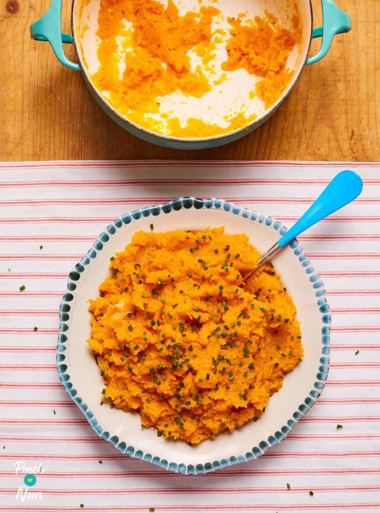Butternut Squash and Sweet Potato Mash - Pinch of Nom Slimming Recipes