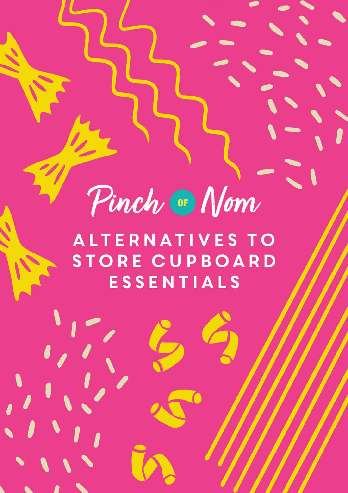 Alternatives to store cupboard essentials | Pinch of Nom Slimming Recipes