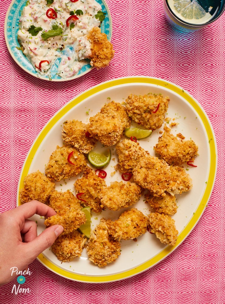 Mexican Chicken Nuggets - Pinch of Nom Slimming Recipes