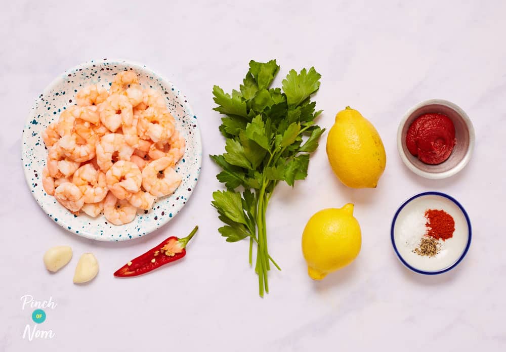 Garlic Chilli Prawns - Pinch of Nom Slimming Recipes