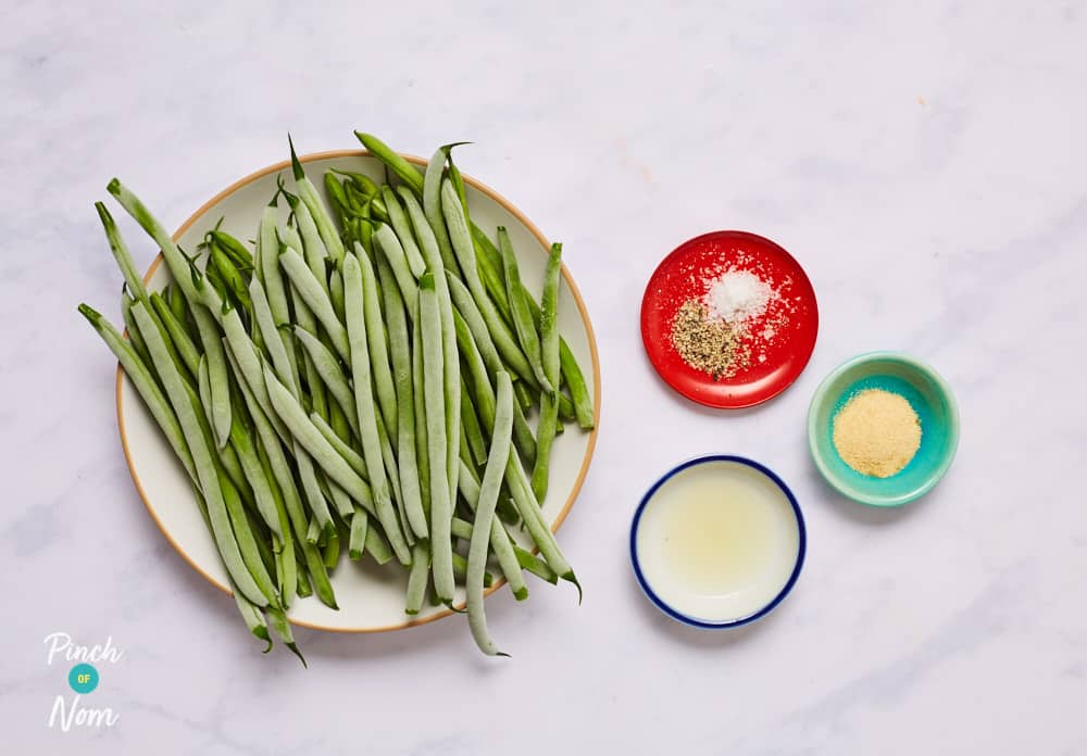 Garlic Green Beans - Pinch of Nom Slimming Recipes