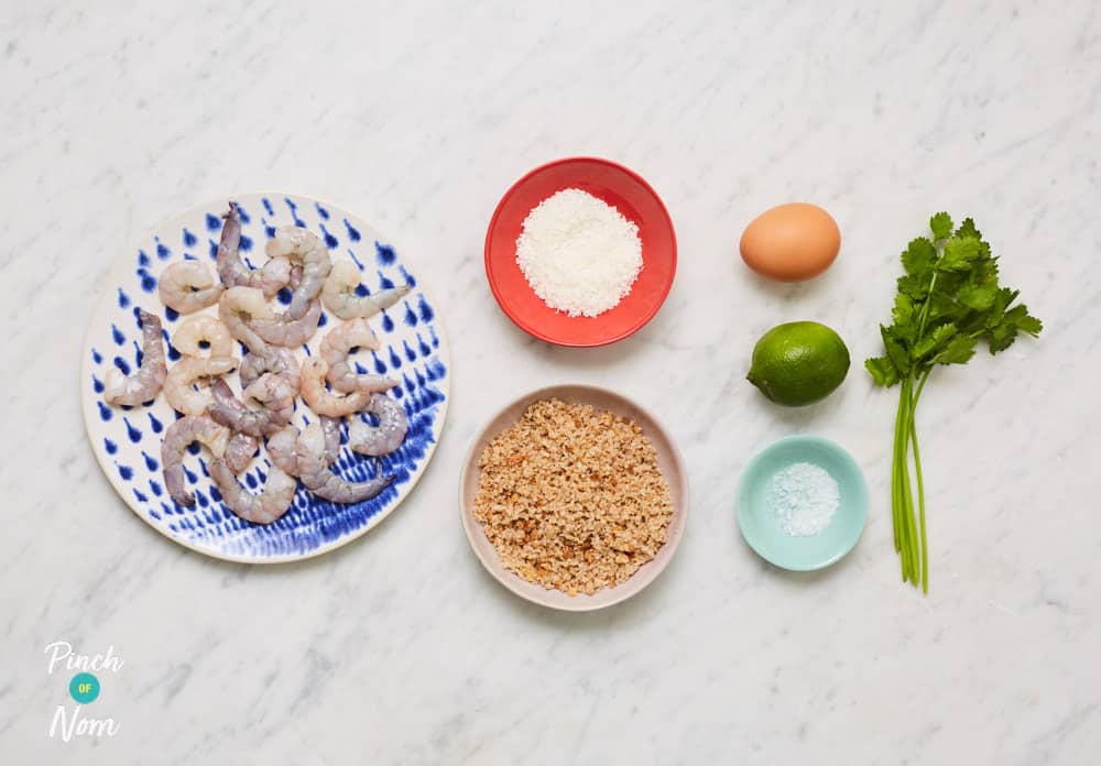 Baked Coconut Shrimp - Pinch of Nom Slimming Recipes