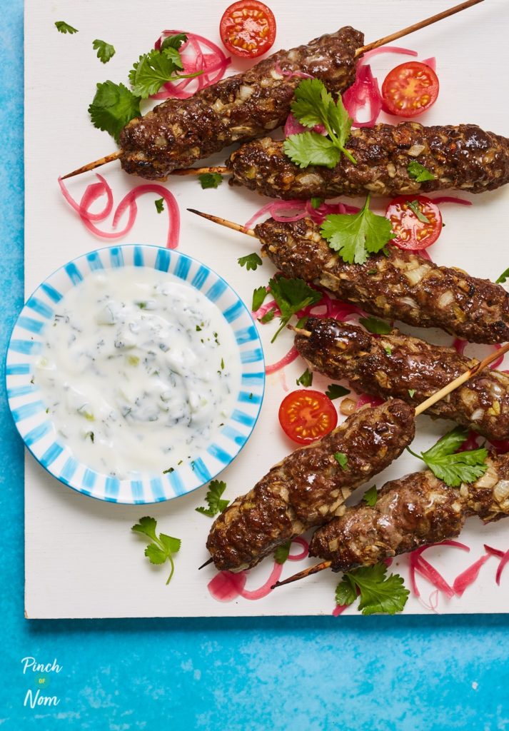 Seekh Kebabs - Pinch of Nom Slimming Recipes