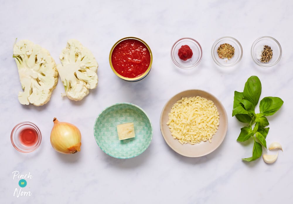 Cauliflower Parmigiana - Pinch of Nom Slimming Recipes
