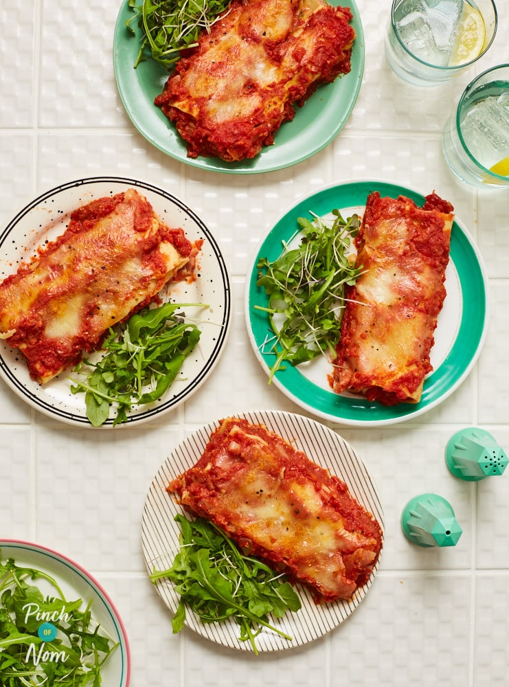 Ham and Leek Cannelloni - Pinch of Nom Slimming Recipes