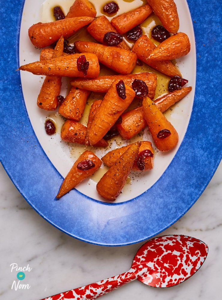 Maple Glazed Carrots - Pinch of Nom Slimming Recipes