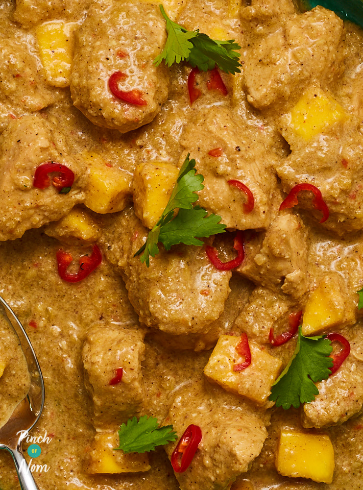 Turkey and Mango Curry - Pinch of Nom Slimming Recipes