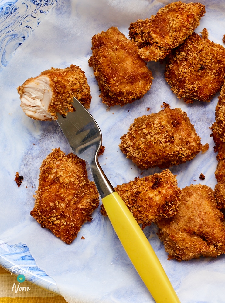 BBQ Chicken Nuggets - Pinch of Nom Slimming Recipes