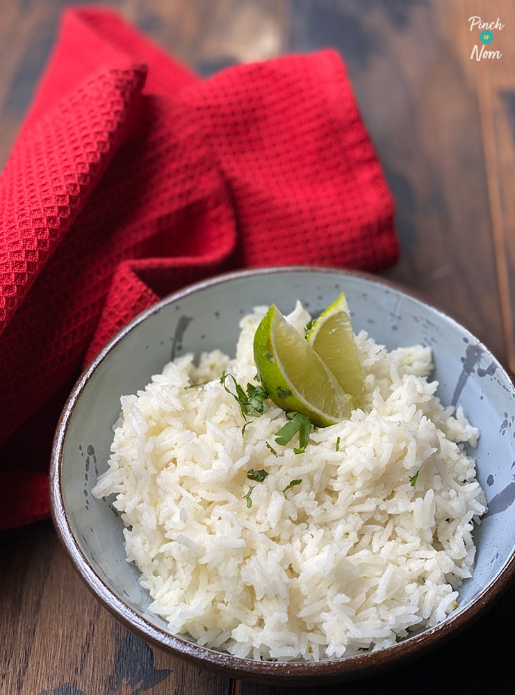 Jasmine Lime and Coconut Rice - Pinch of Nom Slimming Recipes