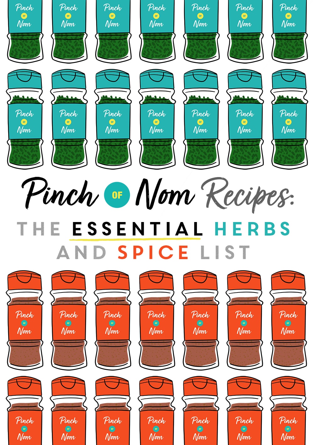 The Essential Herbs and Spice List - Pinch of Nom Slimming Recipes 