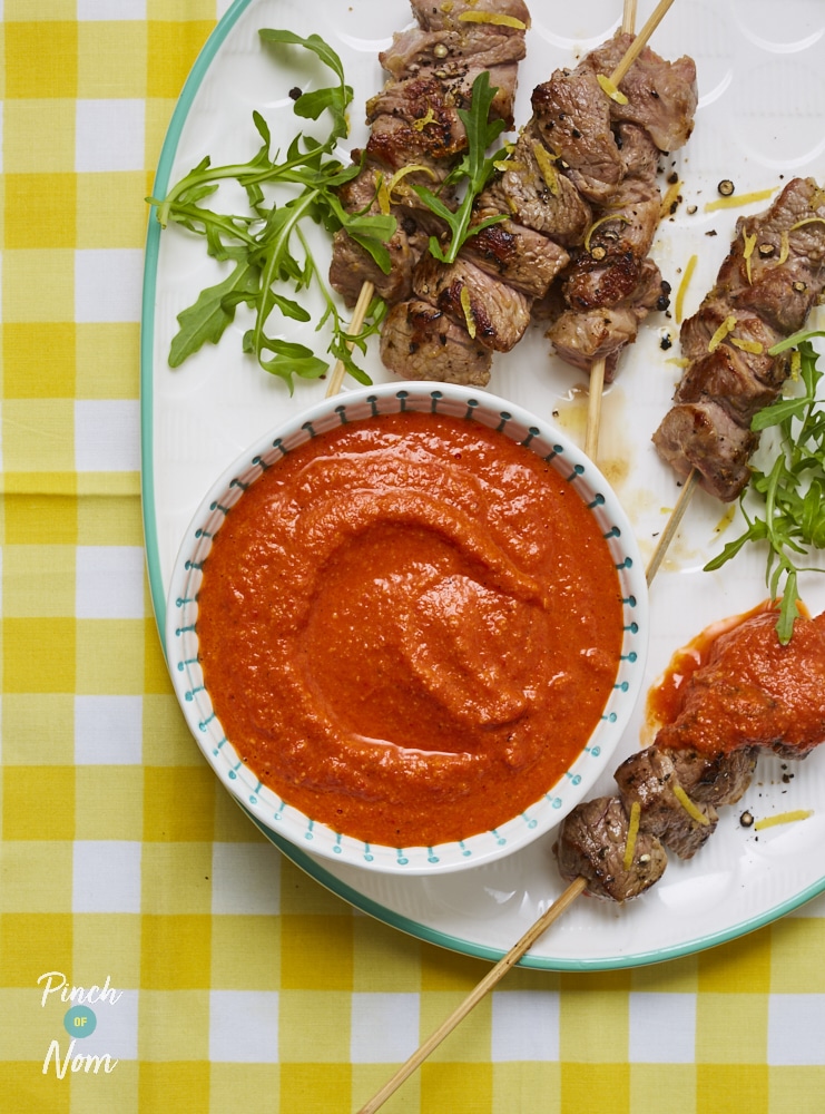 Cheat's Romesco - Pinch of Nom Slimming Recipes