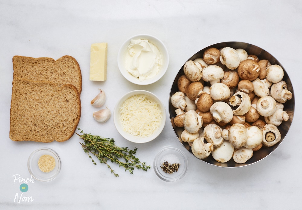 Cheesy Mushroom Bake - Pinch of Nom Slimming Recipes
