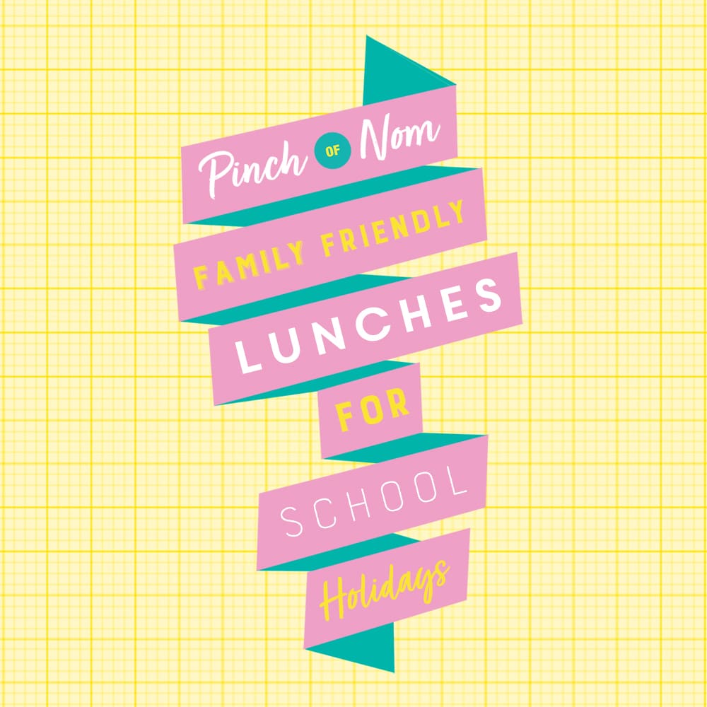 Family Friendly Lunches for School Holidays pinchofnom.com