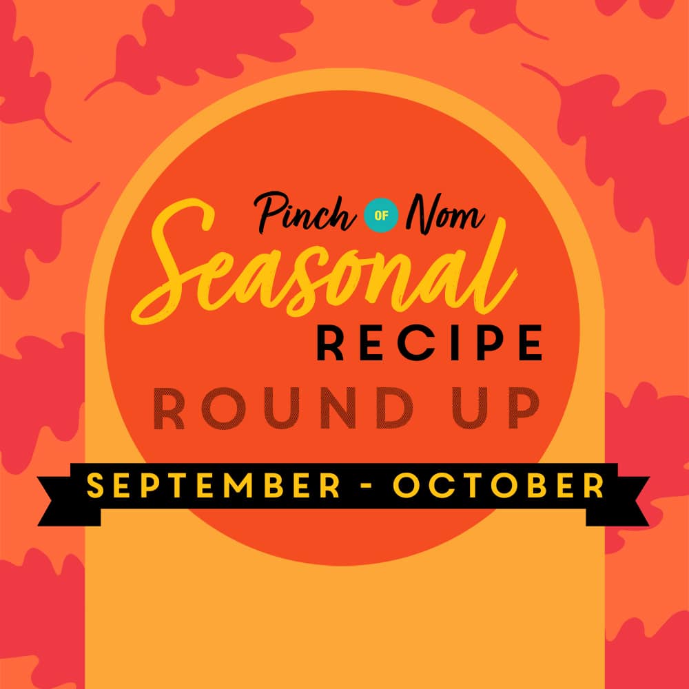 Seasonal Recipe Round Up: September - October pinchofnom.com
