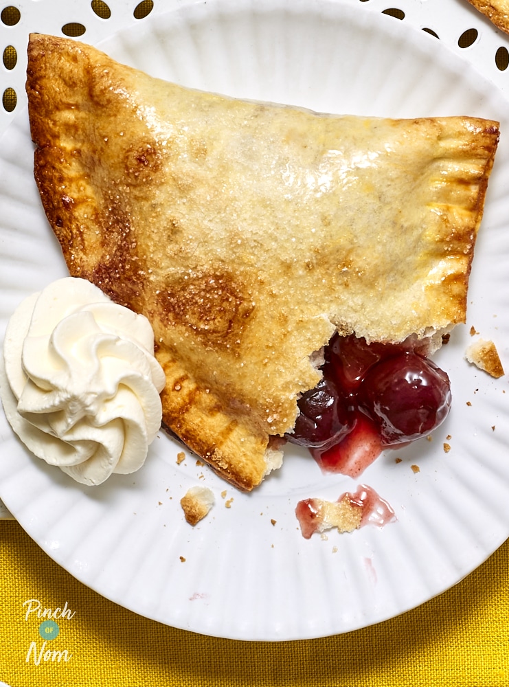 Cherry Pie Turnovers - Pinch of Nom Slimming Recipes