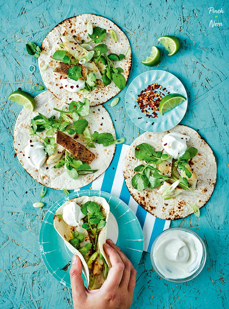 Soft Fish Tacos - Pinch Of Nom